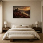 Premium Wall Art Yatay Html Edition – CP-DE-RL-H-001 showcased in an elegant minimalist interior