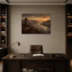 Premium Wall Art Yatay Html Edition – CP-DE-RL-H-002 displayed in a contemporary gallery-inspired room