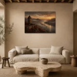 Premium Wall Art Yatay Html Edition – CP-DE-RL-H-002 presented in a sophisticated home setting