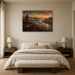 Premium Wall Art Yatay Html Edition – CP-DE-RL-H-002 showcased in an elegant minimalist interior
