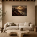 Premium Wall Art Yatay Html Edition – CP-DE-RL-H-003 presented in a sophisticated home setting