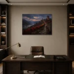 Premium Wall Art Yatay Html Edition – CP-DE-RL-H-004 displayed in a contemporary gallery-inspired room
