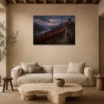 Premium Wall Art Yatay Html Edition – CP-DE-RL-H-004 presented in a sophisticated home setting