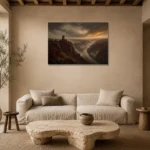 Premium Wall Art Yatay Html Edition – CP-DE-RL-H-005 presented in a sophisticated home setting