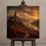 Premium Wall Art Kare Html Edition – CP-DE-RL-S-001 displayed on a studio easel