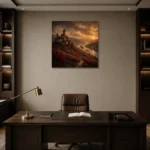 Premium Wall Art Kare Html Edition – CP-DE-RL-S-001 displayed in a contemporary gallery-inspired room
