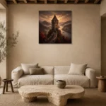 Premium Wall Art Kare Html Edition – CP-DE-RL-S-002 presented in a sophisticated home setting
