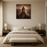 Premium Wall Art Kare Html Edition – CP-DE-RL-S-002 showcased in an elegant minimalist interior