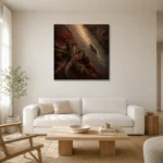Premium Wall Art Kare Html Edition – CP-DE-RL-S-003 styled in a refined neutral interior