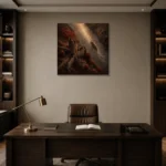 Premium Wall Art Kare Html Edition – CP-DE-RL-S-003 displayed in a contemporary gallery-inspired room