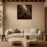 Premium Wall Art Kare Html Edition – CP-DE-RL-S-003 presented in a sophisticated home setting
