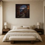 Premium Wall Art Kare Html Edition – CP-DE-RL-S-004 showcased in an elegant minimalist interior