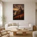 Premium Wall Art Dikey Html Edition – CP-DE-RL-V-001 styled in a refined neutral interior