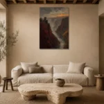 Premium Wall Art Dikey Html Edition – CP-DE-RL-V-005 presented in a sophisticated home setting