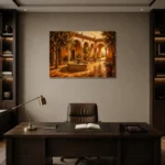 Premium Wall Art Yatay Html Edition – CP-IB-AC-H-001 displayed in a contemporary gallery-inspired room