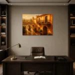 Premium Wall Art Yatay Html Edition – CP-IB-AC-H-002 displayed in a contemporary gallery-inspired room