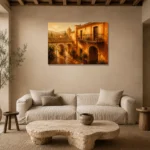 Premium Wall Art Yatay Html Edition – CP-IB-AC-H-002 presented in a sophisticated home setting