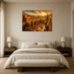 Premium Wall Art Yatay Html Edition – CP-IB-AC-H-003 showcased in an elegant minimalist interior