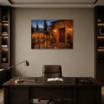 Premium Wall Art Yatay Html Edition – CP-IB-AC-H-004 displayed in a contemporary gallery-inspired room