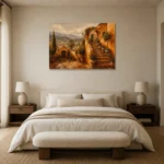 Premium Wall Art Yatay Html Edition – CP-IB-AC-H-005 showcased in an elegant minimalist interior