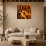 Premium Wall Art Kare Html Edition – CP-IB-AC-S-003 presented in a sophisticated home setting