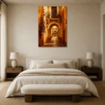 Premium Wall Art Dikey Html Edition – CP-IB-AC-V-002 showcased in an elegant minimalist interior