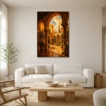 Premium Wall Art Dikey Html Edition – CP-IB-AC-V-003 styled in a refined neutral interior