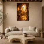 Premium Wall Art Dikey Html Edition – CP-IB-AC-V-003 presented in a sophisticated home setting