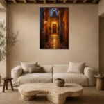 Premium Wall Art Dikey Html Edition – CP-IB-AC-V-004 presented in a sophisticated home setting