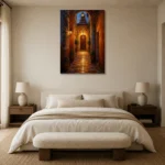 Premium Wall Art Dikey Html Edition – CP-IB-AC-V-004 showcased in an elegant minimalist interior