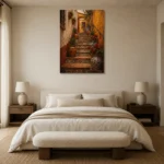 Premium Wall Art Dikey Html Edition – CP-IB-AC-V-005 showcased in an elegant minimalist interior