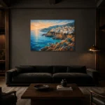 Premium Wall Art Yatay Html Edition – CP-IB-CB-H-002 shown in a warm modern interior