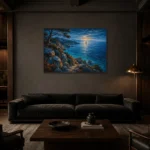 Premium Wall Art Yatay Html Edition – CP-IB-CB-H-004 shown in a warm modern interior