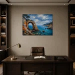 Premium Wall Art Yatay Html Edition – CP-IB-CB-H-005 displayed in a contemporary gallery-inspired room