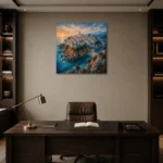 Premium Wall Art Kare Html Edition – CP-IB-CB-S-002 displayed in a contemporary gallery-inspired room