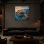 Premium Wall Art Kare Html Edition – CP-IB-CB-S-002 shown in a warm modern interior