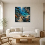Premium Wall Art Kare Html Edition – CP-IB-CB-S-003 styled in a refined neutral interior