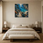 Premium Wall Art Kare Html Edition – CP-IB-CB-S-003 showcased in an elegant minimalist interior