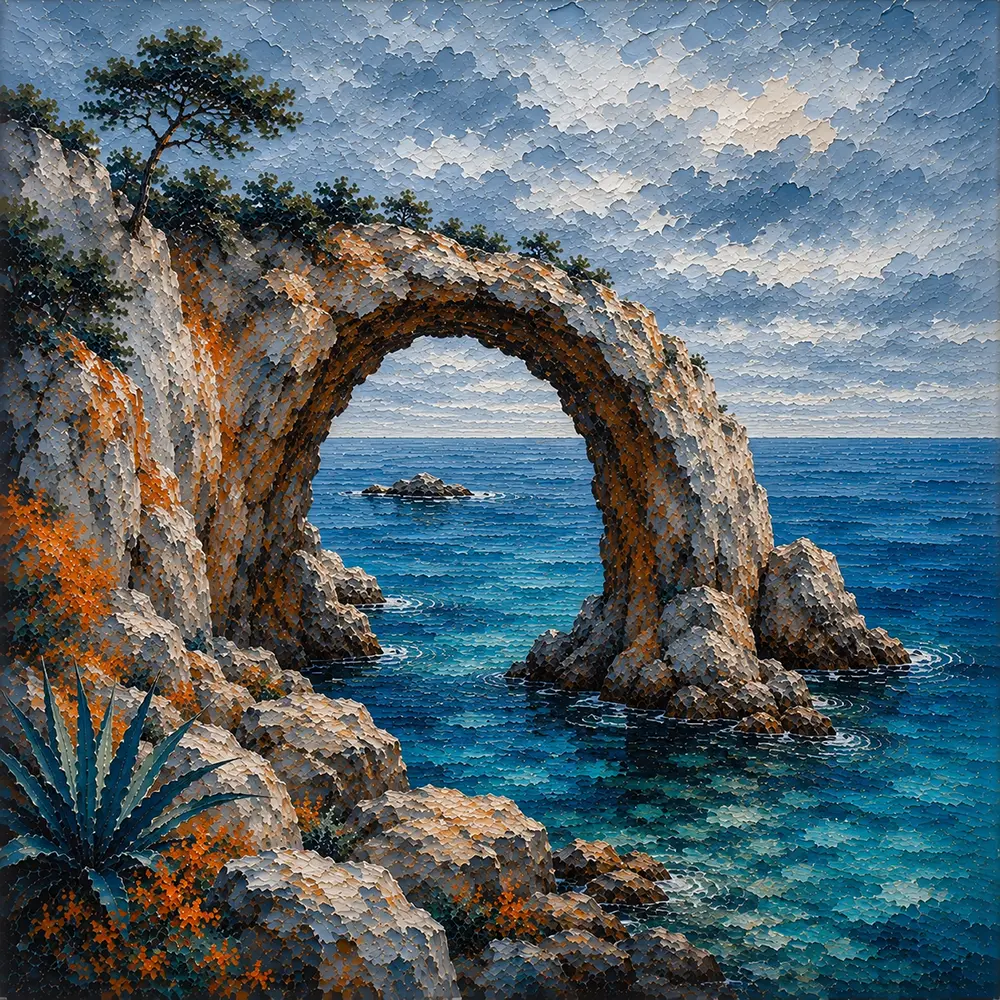 Brava Emblem Costa Brava Wall Art Costa Coral Art Print