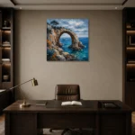 Premium Wall Art Kare Html Edition – CP-IB-CB-S-005 displayed in a contemporary gallery-inspired room