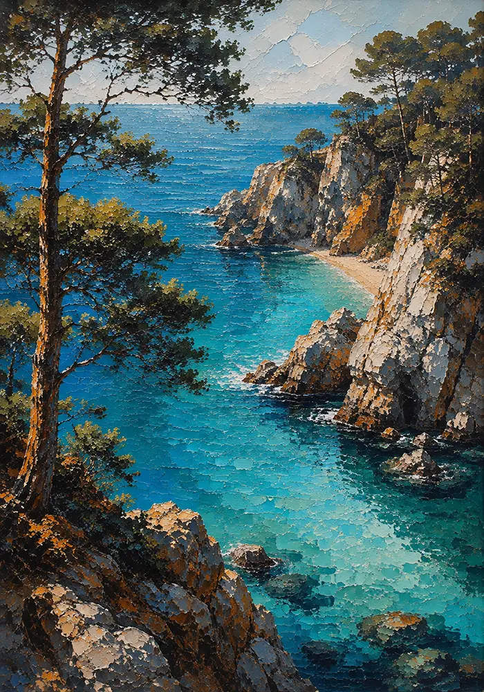 Brava Sentinel Costa Brava Wall Art Costa Coral Art Print