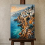 Premium Wall Art Dikey Html Edition – CP-IB-CB-V-002 displayed on a studio easel
