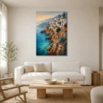 Premium Wall Art Dikey Html Edition – CP-IB-CB-V-002 styled in a refined neutral interior