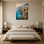 Premium Wall Art Dikey Html Edition – CP-IB-CB-V-002 showcased in an elegant minimalist interior