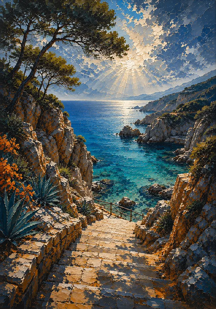 Brava Spire Costa Brava Wall Art Costa Coral Art Print