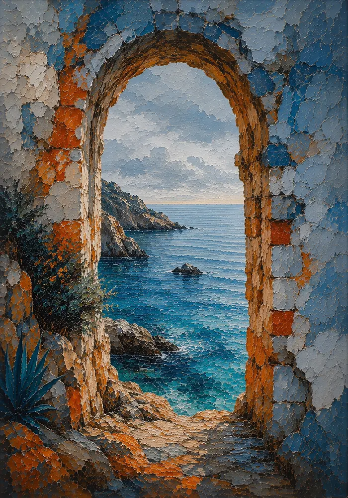 Brava Reliquary Costa Brava Wall Art Costa Coral Art Print