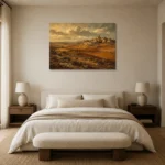 Premium Wall Art Yatay Html Edition – CP-IB-CE-H-001 showcased in an elegant minimalist interior