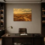 Premium Wall Art Yatay Html Edition – CP-IB-CE-H-002 displayed in a contemporary gallery-inspired room