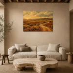 Premium Wall Art Yatay Html Edition – CP-IB-CE-H-002 presented in a sophisticated home setting