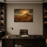 Premium Wall Art Yatay Html Edition – CP-IB-CE-H-003 displayed in a contemporary gallery-inspired room